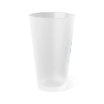 Great Seal of the State (Greece) - Frosted Pint Glass 16oz - Go Mug Yourself