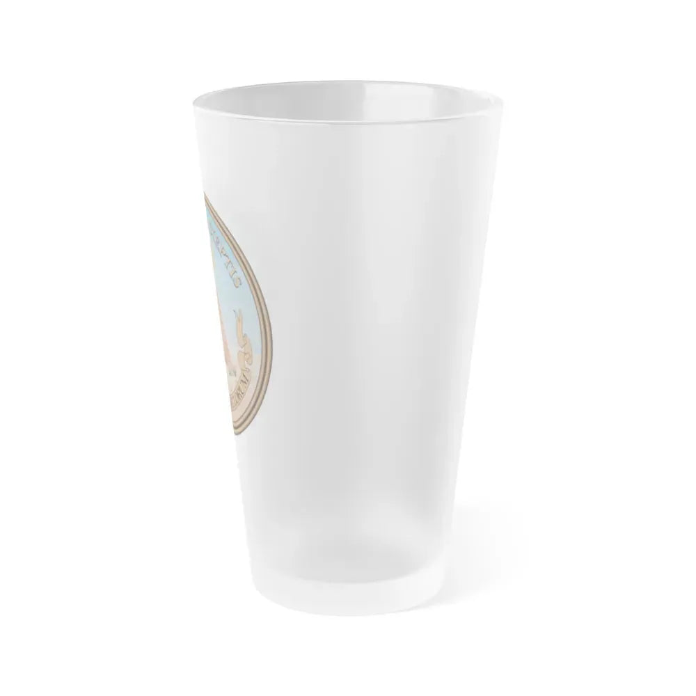 Great Seal of the United States - Frosted Pint Glass 16oz - Go Mug Yourself