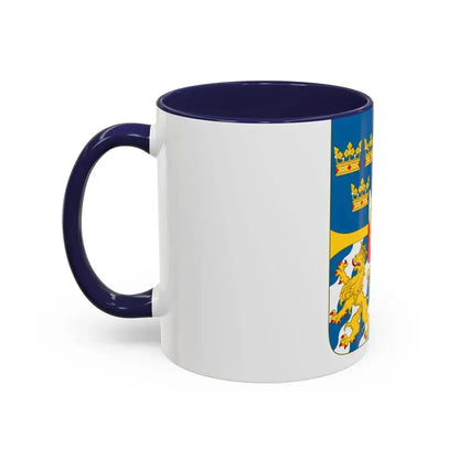 Great shield of arms of Sweden - Accent Coffee Mug - Go Mug Yourself