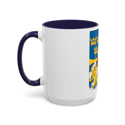 Great shield of arms of Sweden - Accent Coffee Mug - Go Mug Yourself