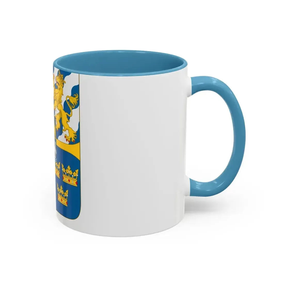 Great shield of arms of Sweden - Accent Coffee Mug - Go Mug Yourself