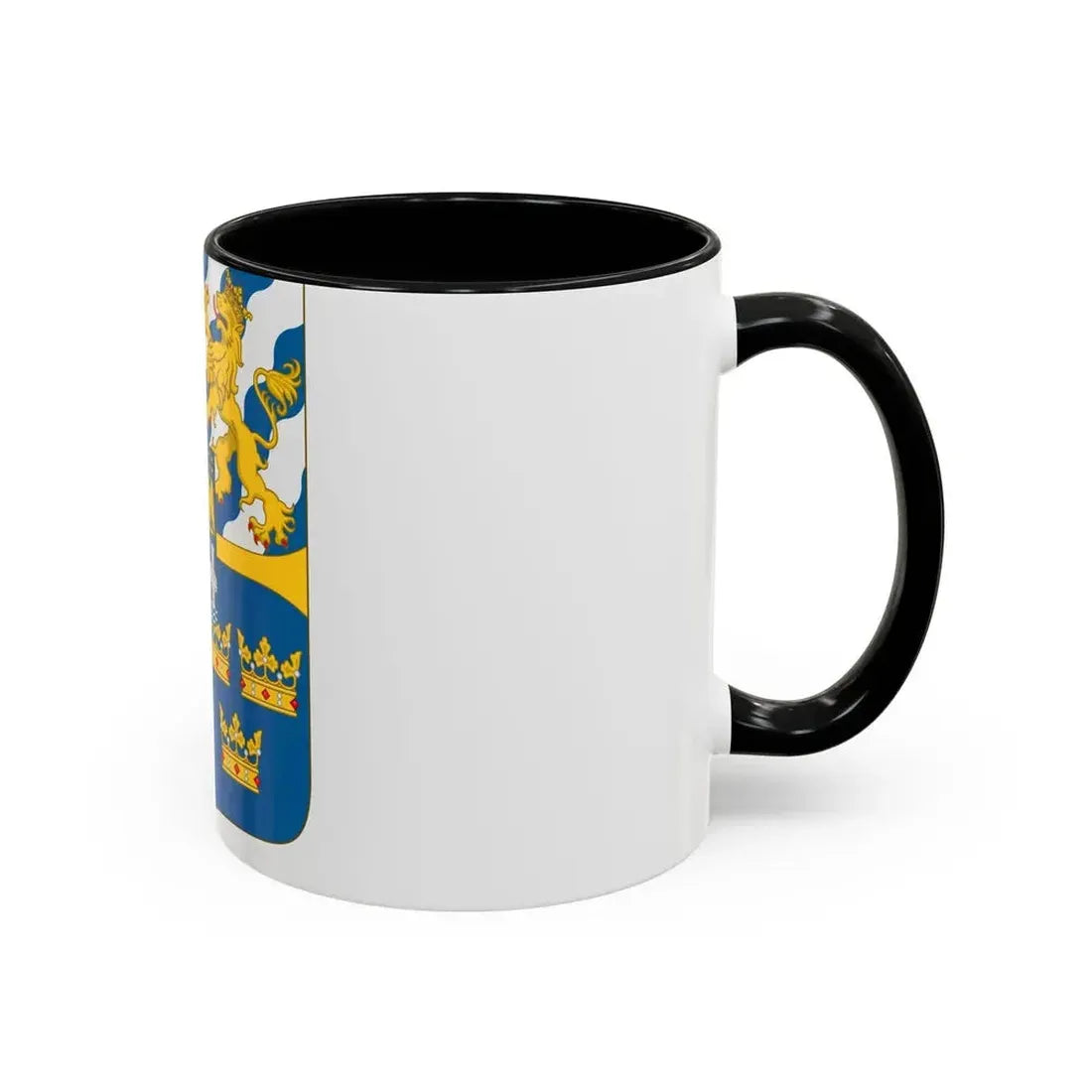 Great shield of arms of Sweden - Accent Coffee Mug - Go Mug Yourself