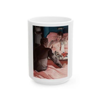 Great Son, Cosmopolitan Magazine Interior Story Illustration, December 1944 - White Coffee Mug-15oz-Go Mug Yourself