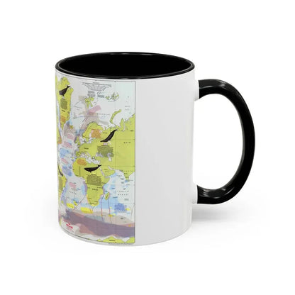 Great Whales, Migration and Range (1976) (Map) Accent Coffee Mug - Go Mug Yourself
