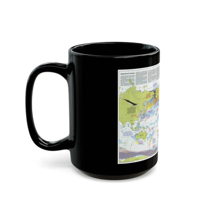 Great Whales, Migration and Range (1976) (Map) Black Coffee Mug - Go Mug Yourself