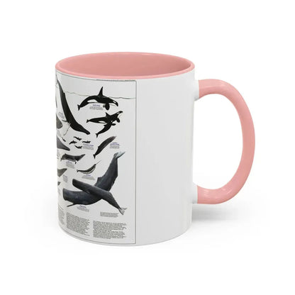 Great Whales of the World (1976) (Map) Accent Coffee Mug - Go Mug Yourself