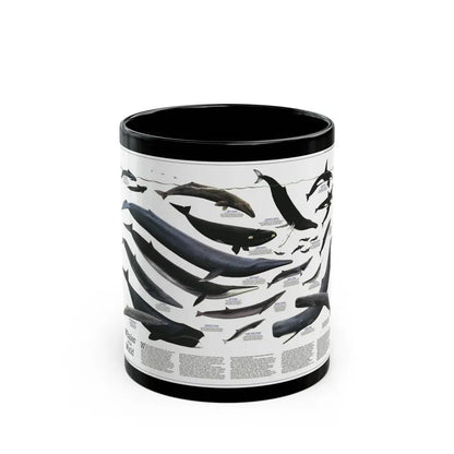 Great Whales of the World (1976) (Map) Black Coffee Mug 11oz - Go Mug Yourself