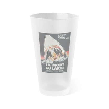 GREAT WHITE (2) 1981 Movie Poster - Frosted Pint Glass 16oz-16oz-Frosted-Go Mug Yourself