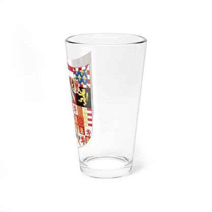 Greater Arms of Charles V Holy Roman Emperor Charles I as King of Spain (Germany) (Coat of Arms) Pint Glass 16oz - Go Mug Yourself