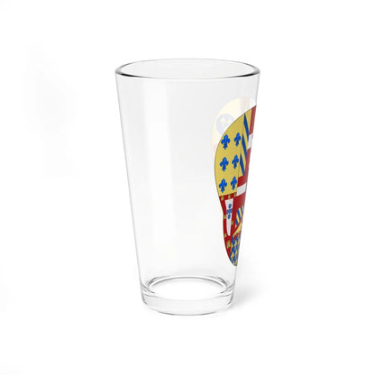Greater Arms of Ferdinand IV of Naples (Italy) (Coat of Arms) Pint Glass 16oz - Go Mug Yourself