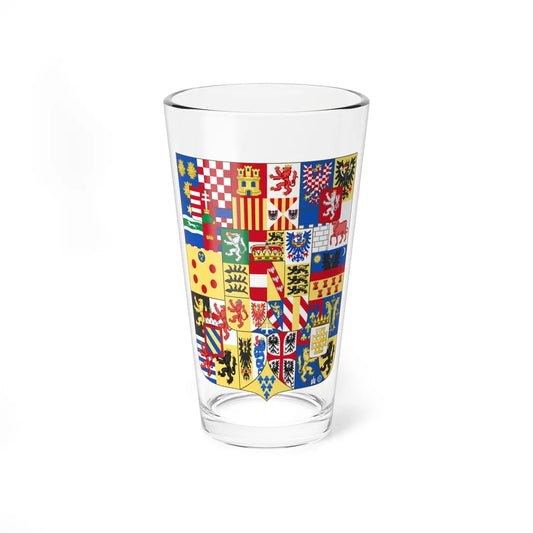 Greater Arms of Joseph II Holy Roman Emperor (Austria) (Coat of Arms) Pint Glass 16oz 16oz - Go Mug Yourself