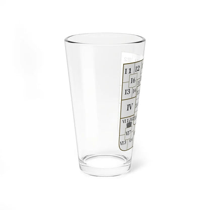 Greater Arms of Joseph II Holy Roman Emperor - Codes (Austria) (Coat of Arms) Pint Glass 16oz - Go Mug Yourself