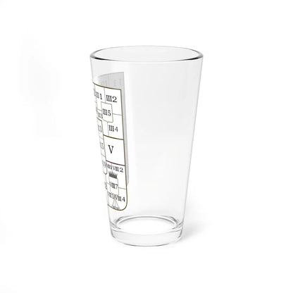 Greater Arms of Joseph II Holy Roman Emperor - Codes (Austria) (Coat of Arms) Pint Glass 16oz - Go Mug Yourself