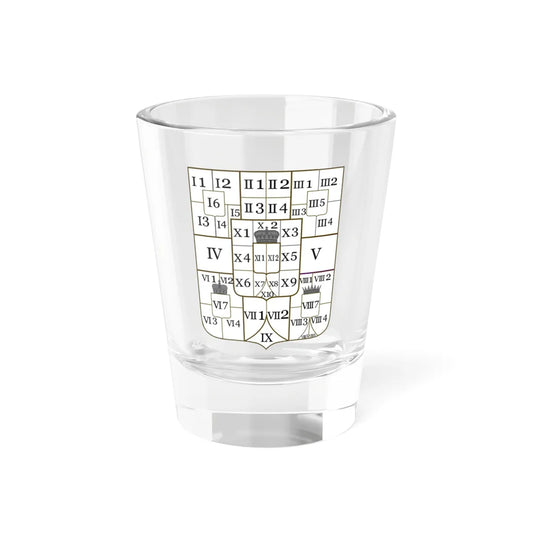 Greater Arms of Joseph II Holy Roman Emperor - Codes (Austria) (Coat of Arms) Shot Glass 1.5oz 1.5oz - Go Mug Yourself