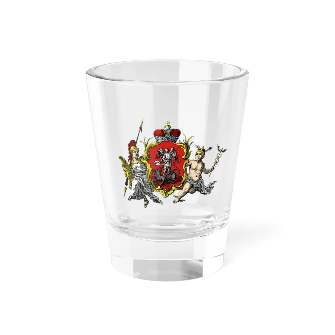 Greater Coat of Arms of Brussels 1730 (Belgium) (Coat of Arms) Shot Glass 1.5oz 1.5oz - Go Mug Yourself