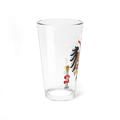 Greater Coat of Arms of Charles I of Spain Charles V as Holy Roman Emperor 1530-1556 (Spain) (Coat of Arms) Pint Glass 16oz - Go Mug Yourself