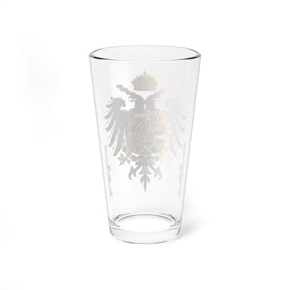 Greater Coat of Arms of Charles I of Spain Charles V as Holy Roman Emperor 1530-1556 (Spain) (Coat of Arms) Pint Glass 16oz - Go Mug Yourself