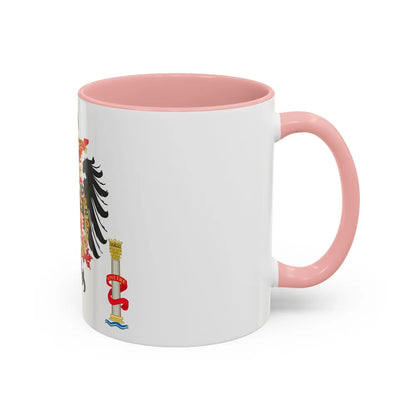 Greater Coat of Arms of Charles V Holy Roman Emperor, Charles I as King of Spain - Accent Coffee Mug - Go Mug Yourself
