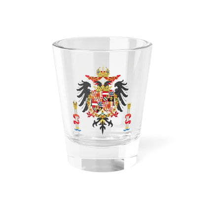 Greater Coat of Arms of Charles V Holy Roman Emperor Charles I as King of Spain (Germany) (Coat of Arms) Shot Glass 1.5oz 1.5oz - Go Mug Yourself