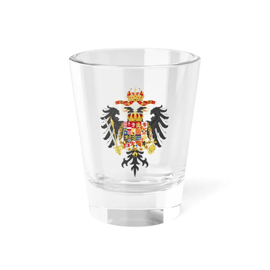 Greater Coat of Arms of Charles VI Holy Roman Emperor (Austria) (Coat of Arms) Shot Glass 1.5oz 1.5oz - Go Mug Yourself