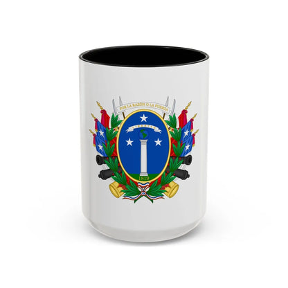 Greater Coat of Arms of Chile (1819-1834) - Accent Coffee Mug 15oz Black - Go Mug Yourself