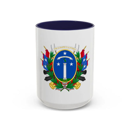 Greater Coat of Arms of Chile (1819-1834) - Accent Coffee Mug 15oz Navy - Go Mug Yourself