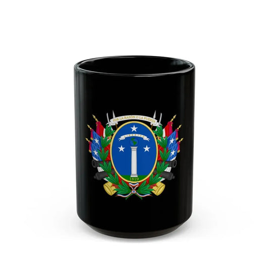Greater Coat of Arms of Chile (1819-1834) - Black Coffee Mug 15oz - Go Mug Yourself