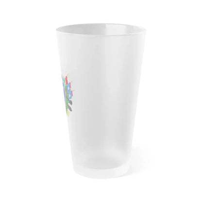Greater Coat of Arms of Chile (1819-1834) - Frosted Pint Glass 16oz - Go Mug Yourself