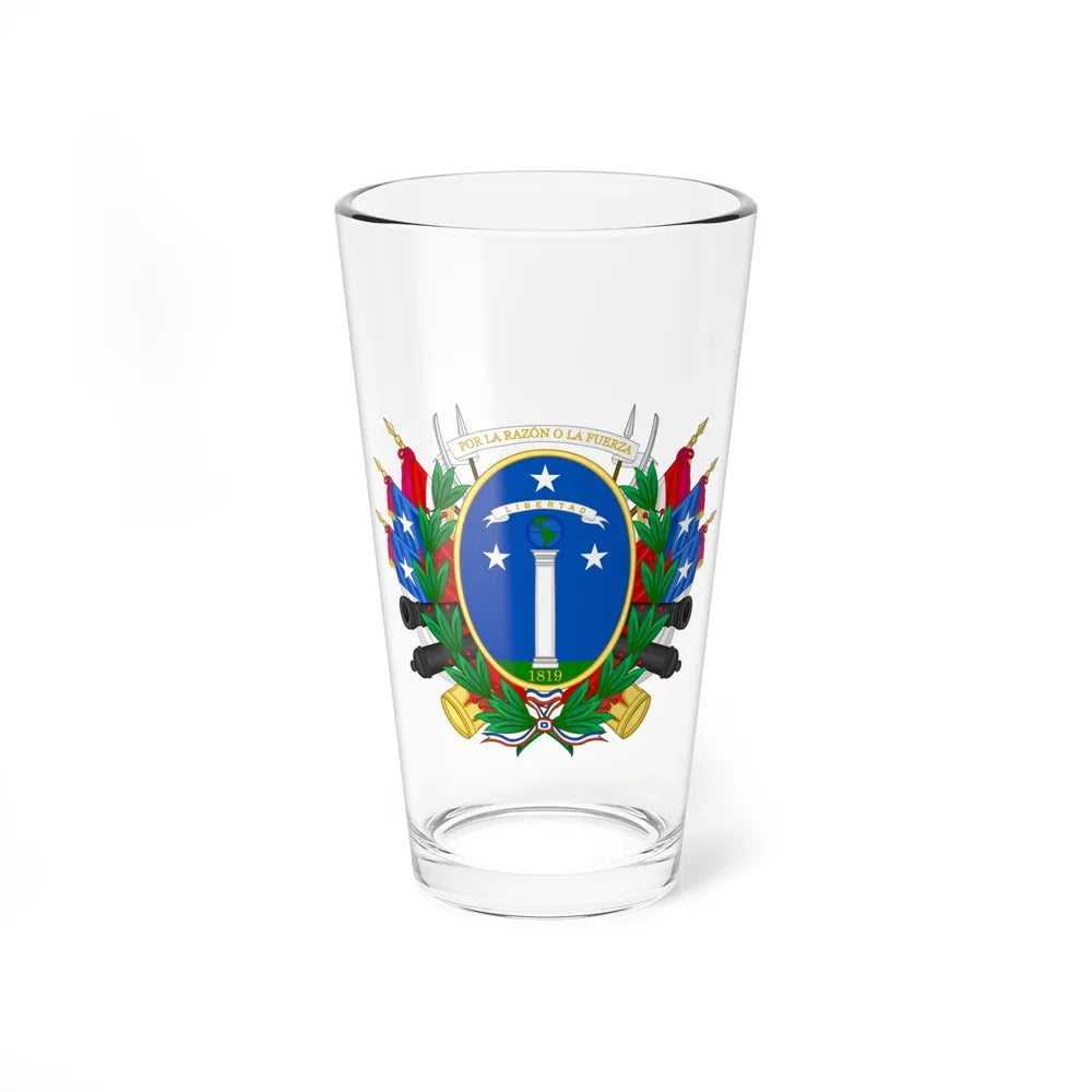 Greater Coat of Arms of Chile (1819-1834) - Pint Glass 16oz-16oz-Go Mug Yourself