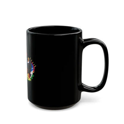 Greater Coat of Arms of Chile (1834-1920) - Black Coffee Mug-Go Mug Yourself