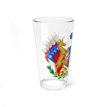 Greater Coat of Arms of Chile 1834-1920 (Chile) (Coat of Arms) Pint Glass 16oz - Go Mug Yourself