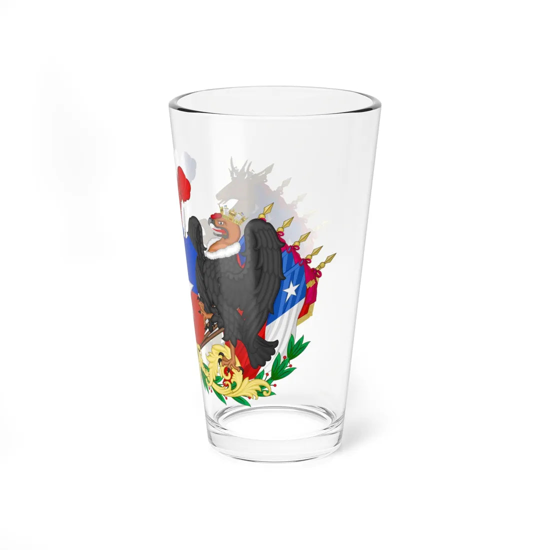 Greater Coat of Arms of Chile 1834-1920 (Chile) (Coat of Arms) Pint Glass 16oz - Go Mug Yourself
