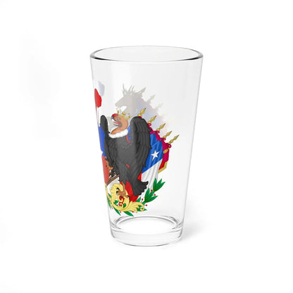 Greater Coat of Arms of Chile 1834-1920 (Chile) (Coat of Arms) Pint Glass 16oz - Go Mug Yourself