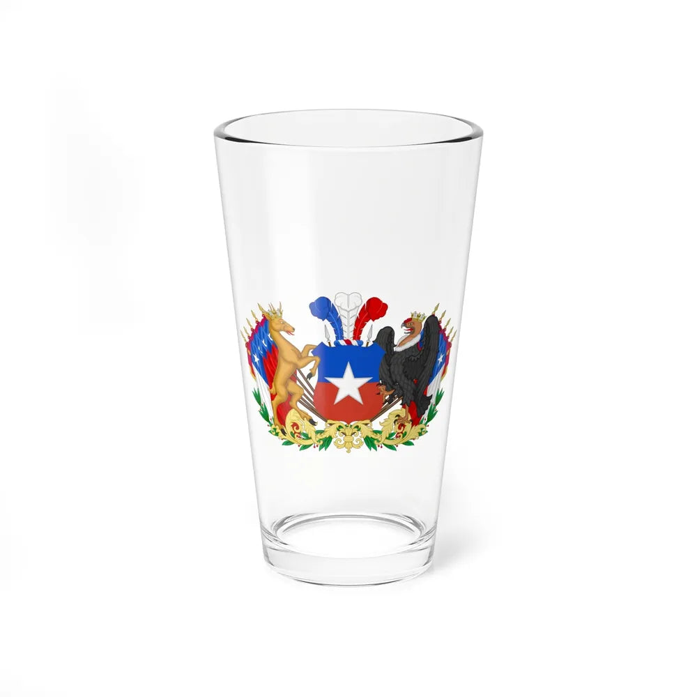 Greater Coat of Arms of Chile (1834-1920) - Pint Glass 16oz-16oz-Go Mug Yourself