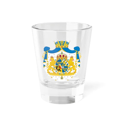 Greater coat of arms of Crown Princess Victoria Duchess of Västergötland (Sweden) (Coat of Arms) Shot Glass 1.5oz 1.5oz - Go Mug Yourself