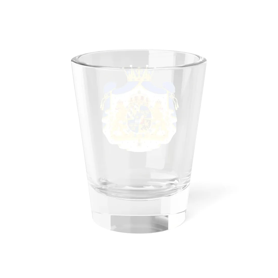 Greater coat of arms of Crown Princess Victoria Duchess of Västergötland (Sweden) (Coat of Arms) Shot Glass 1.5oz - Go Mug Yourself