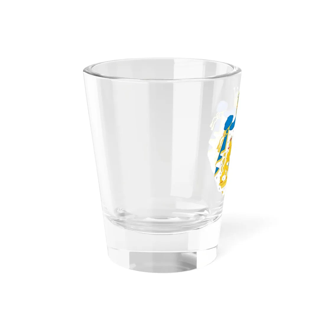 Greater coat of arms of Crown Princess Victoria Duchess of Västergötland (Sweden) (Coat of Arms) Shot Glass 1.5oz - Go Mug Yourself