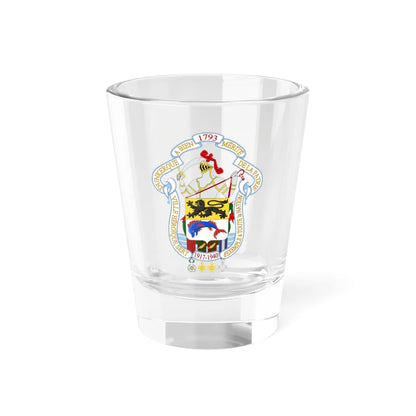 Greater Coat of Arms of Dunkerque before the 1990s (France) (Coat of Arms) Shot Glass 1.5oz 1.5oz - Go Mug Yourself