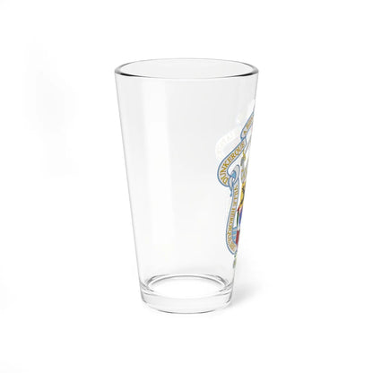Greater Coat of Arms of Dunkerque (France) (Coat of Arms) Pint Glass 16oz - Go Mug Yourself