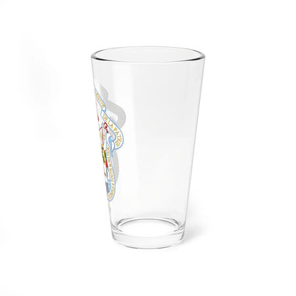 Greater Coat of Arms of Dunkerque (France) (Coat of Arms) Pint Glass 16oz - Go Mug Yourself