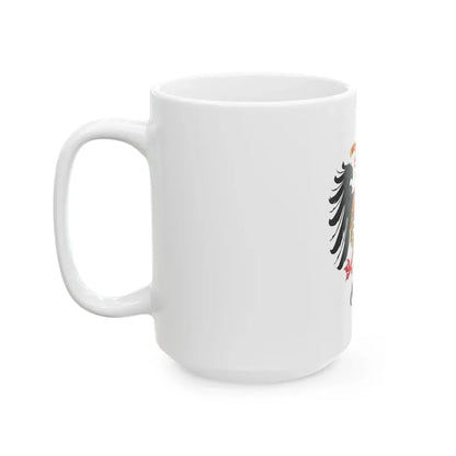 Greater Coat of Arms of Ferdinand I, Holy Roman Emperor - White Coffee Mug - Go Mug Yourself
