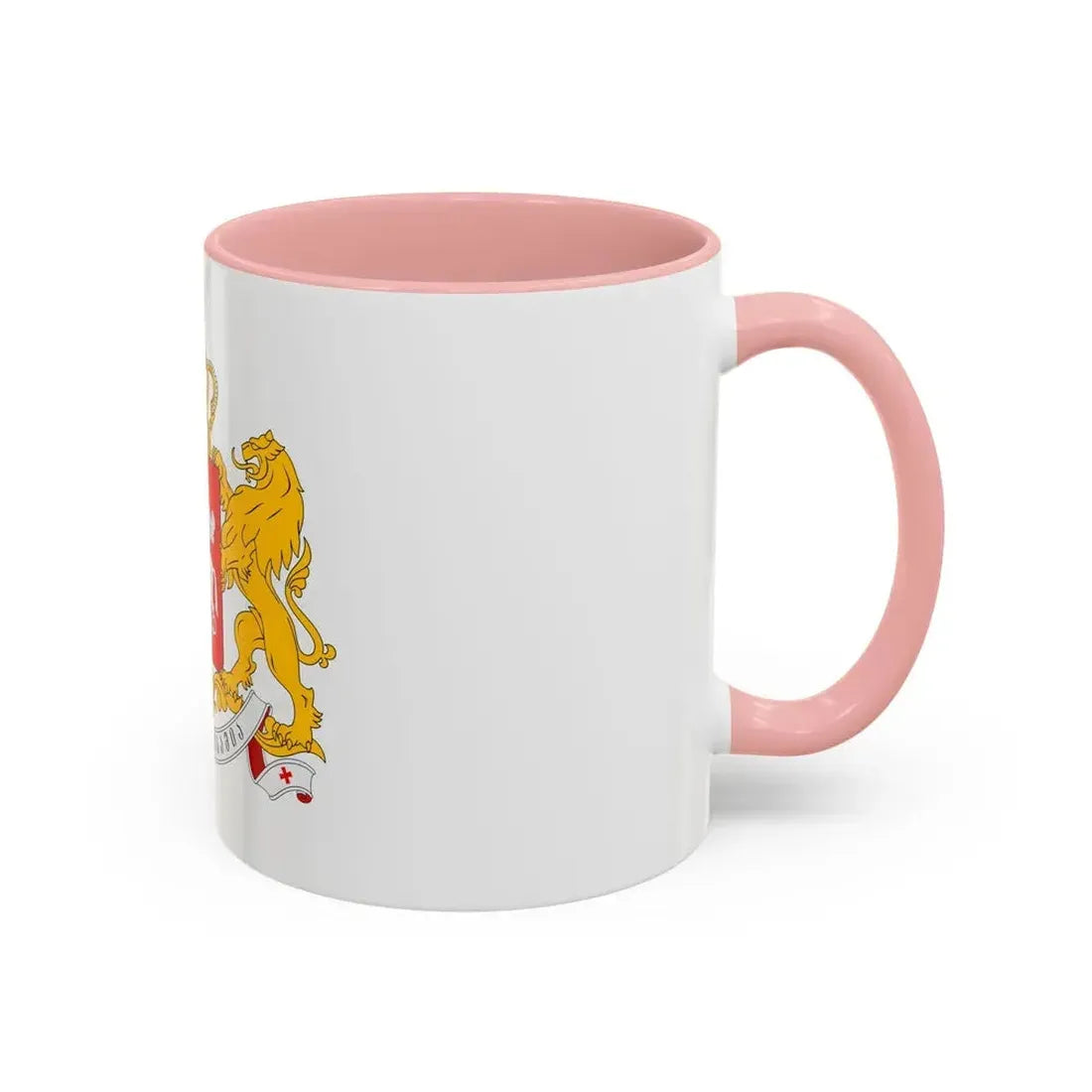 Greater coat of arms of Georgia - Accent Coffee Mug - Go Mug Yourself