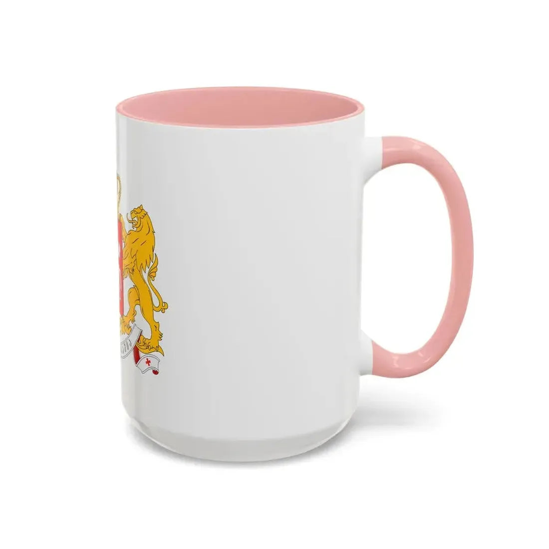 Greater coat of arms of Georgia - Accent Coffee Mug - Go Mug Yourself
