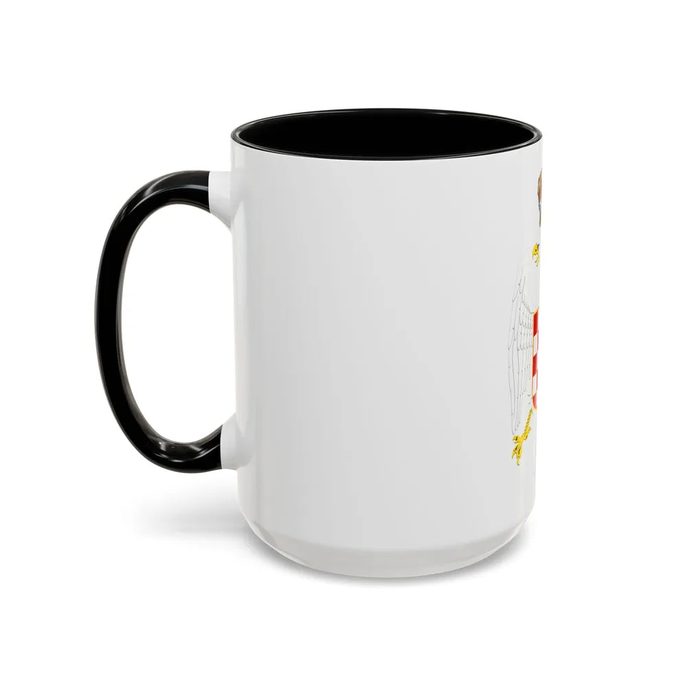 Greater coat of arms of the Banate of Croatia - Accent Coffee Mug - Go Mug Yourself