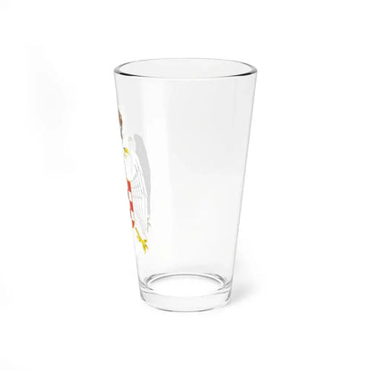 Greater coat of arms of the Banate of Croatia - Pint Glass 16oz - Go Mug Yourself