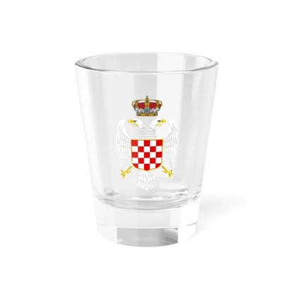 Greater coat of arms of the Banate of Croatia - Shot Glass 1.5oz 1.5oz - Go Mug Yourself