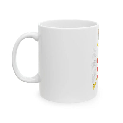 Greater coat of arms of the Banate of Croatia - White Coffee Mug-Go Mug Yourself