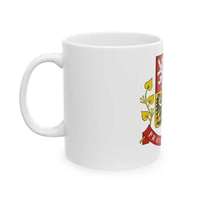 Greater coat of arms of the Czech Republic (Presidential version) - White Coffee Mug - Go Mug Yourself