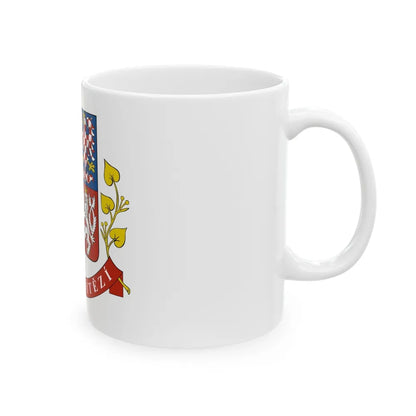 Greater coat of arms of the Czech Republic (Presidential version) - White Coffee Mug-Go Mug Yourself