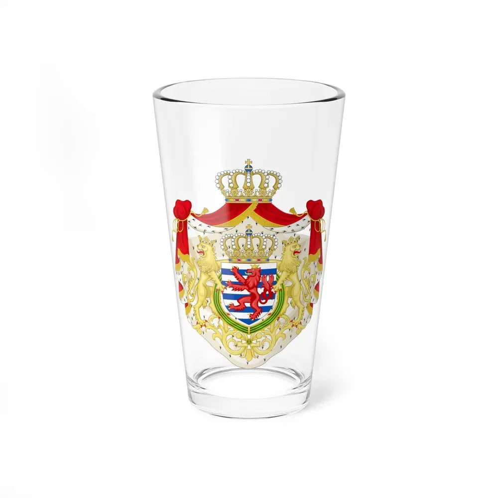 Greater coat of arms of the grand-duchy of Luxembourg 2 - Pint Glass 16oz 16oz - Go Mug Yourself